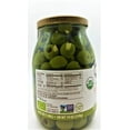 Asaro Organic Castelvetrano Green Pitted Olives, 33.8 Ounce Jar (2 Pack