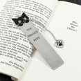 thumbnail image 5 of 1pc Cat Bookmark Cat Gifts for Cat Lovers, Book Marks for Reading Women, You Pawsed Here Cute Cat Book Accessories for Reading Lovers, Book Lover Bookish Gift, 5 of 12