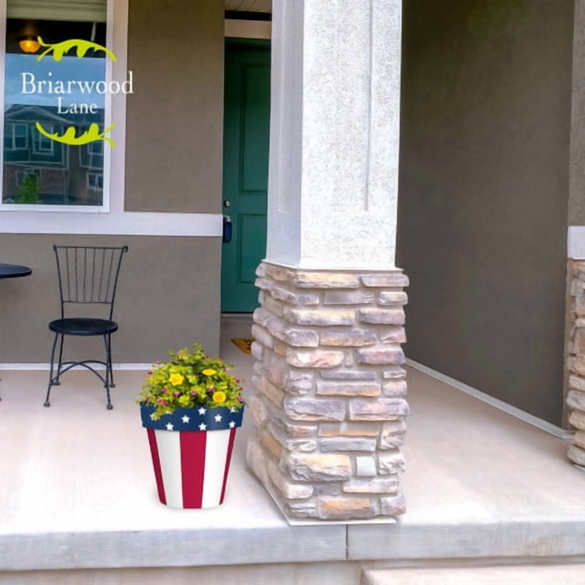 Briarwood Lane American Flag Medium Planter