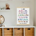 thumbnail image 5 of WIRESTER Alphabet Educational Poster Hanger Frame Alphabet Wall Art for Nursery Kids Room Playroom Classroom Preschool Décor - Motivational Words Alphabet, 5 of 7