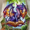thumbnail image 3 of Decorative Hangs Outdoor Wall Art Purple Pattern for Home and Garden Non- Functional Stylish for Every Space, 3 of 6