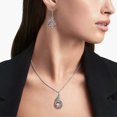 thumbnail image 4 of Pendientes para mujer, joyas, regalos para ella, pendientes colgantes para niña, cristales de Austria, San Valentín, día de la madre, Navidad, aniversario, cumpleaños, cristal Vitrail mediano, 4 of 5