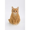 thumbnail image 6 of Hi-Line Gift Ltd. Orange Tabby Cat Sitting, 6 of 6