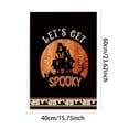 thumbnail image 3 of Halloween Kitchen Towels Set of 2, 15.75x23.62 Inch Spooky Ghost Pumpkin Bats Dish Towels, Absorbent Boo Trick or Treat Hand Towels for Holiday Decor, Jack-O-Lantern Themed Dishcloths for Home, 3 of 8
