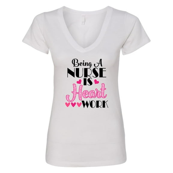 Inktastic Nurse Appreciation Cute Women's V-Neck T-Shirt