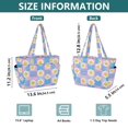 thumbnail image 4 of FORMRS Tote Bag for Women Quilted Large Capacity Travel Work Carry On Shoulder Handbag, Playful Daisy, 4 of 7