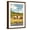 Brown Frame, variant on Art.com Ocracoke Lighthouse - Outer Banks, North Carolina Art Print by Lantern Press, Brown Frame Wall Art, 17" x 23"