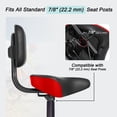 thumbnail image 4 of Asiento de bicicleta MOONCOOL sobredimensionado con respaldo acolchado de 29 x 24 cm, 4 of 7