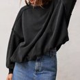 thumbnail image 5 of Vedolay Clothes for Women 2023 Printed Sweatshirt Loose Soft Long Sleeve Pullover Tops Shirts Black,L, 5 of 5
