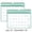 Green Version from July 23 to December 24, variant on Godderr Wall Style Calendar 2023-2024 English Calendar Portable Desktop Calendar 15x12inch