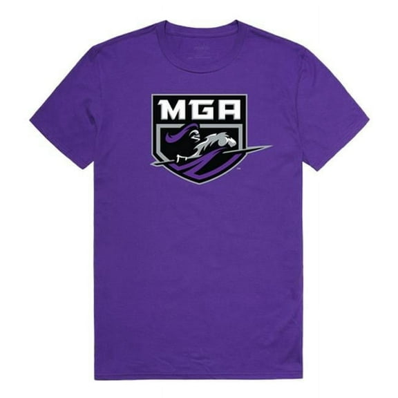 W Republic 506-420-PUR-02 Middle Georgia State University Men The Freshman T-Shirt, Purple - Medium