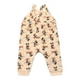 thumbnail image 3 of Disney Clothes Baby Boys 2-Piece Overall Set – Long Sleeve Top with Suspender Romper Mickey Mouse & Winnie the Pooh (Newborn–Infant), 3 of 8