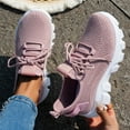 thumbnail image 4 of Walking Shoes Women,Women's Fashion Sneakers,Athletic Shoes Women,Womens Shoes Running Sneakers Tennis Non Slip Walking Gym Workout Athletic Comfortable Fashion saport Casual Shoe,Pink,9, 4 of 8