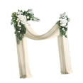 thumbnail image 4 of GUOOL Artificial Wedding Arch Flowers Kit Wedding Arch Rose Wreath Decorative Silk Flowers Artificial Flower Swag for Wedding Table Green, 4 of 9
