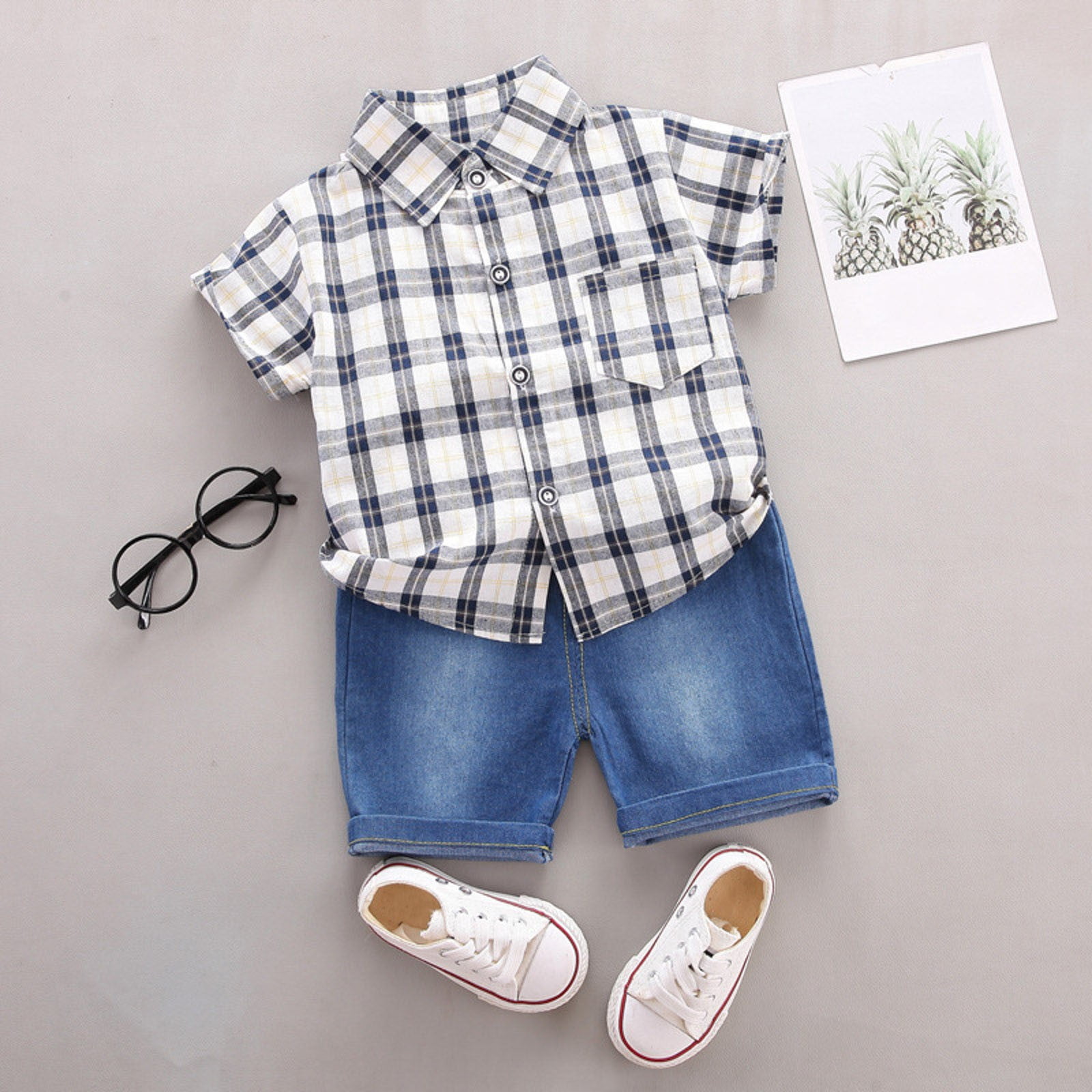 Boys Outfits Sets Cartoon Set Clothes Tops+Shorts Summer Baby Outfits T Shirt Outfits&Set Boys Clothing Sets For Dailywear Size 3 Years-4 Years
