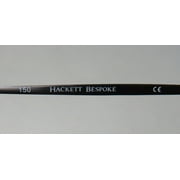 New Hackett Bespoke Heb 219 Mens Designer Full-rim Black Premium Segment Lodnon Design Frame Demo Lenses 48-21-150 Eyeglasses/glasses