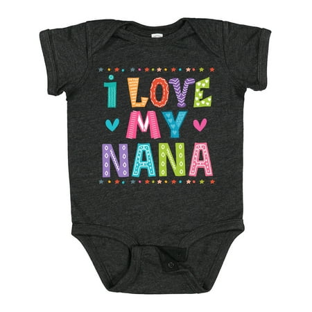 

Inktastic I Love My Nana Grandkids Gift Baby Girl Bodysuit