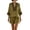 #0042-Army Green, variant on Pounoo Women's 2 Piece Outfits Sets Beach Resort Style Lightweight Breathable V Neck Floral Embroidered Top And Drawstring Shorts Gift
