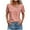 Pink, variant on Womens Tops Dressy Casual V Neck Short Sleeve Button Down Shirts for Women Sleeveless Red Shirts for Women