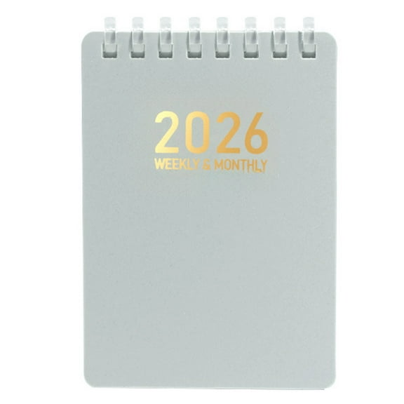 Sylvtty 2026 Day Planner A7 Pocket Size Coil Notebook for Law Nursing Sketching Office Task Organizer for Work Study Planning