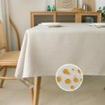 thumbnail image 1 of NLMUVW Linen Tablecloth for Rectangle Table 54x70 Inch, Water Resistant Burlap Farmhouse Table Cloth Decorative Textured Dining Table Cover for Kitchen Party, Linen, 1 of 8