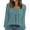Teal, variant on PRETTYGARDEN Long Sleeve Shirts for Women Trendy Lace Tops Dressy Casual Blouses Fall Outfits Fashion Clothing