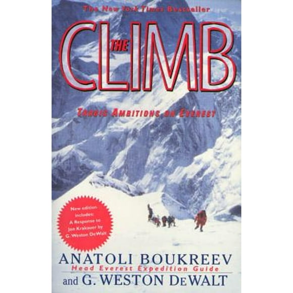 The Climb: Tragic Ambitions on Everest Paperback - USED - VERY GOOD Condition