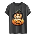 thumbnail image 5 of Akiihool Mens Short Sleeve Tshirt Mens Oversized T Shirts Tees Crew Neck Cotton Tops Streetwear Casual Shirt Grey,XXL, 5 of 5