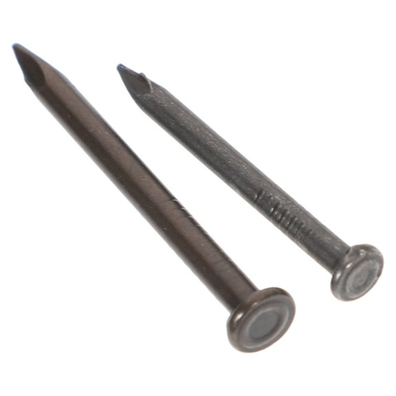 FRCOLOR Black Stainless Steel Point Tip Nails for Fixing Cement Walls and Home Improvement Projects 2 Boxes