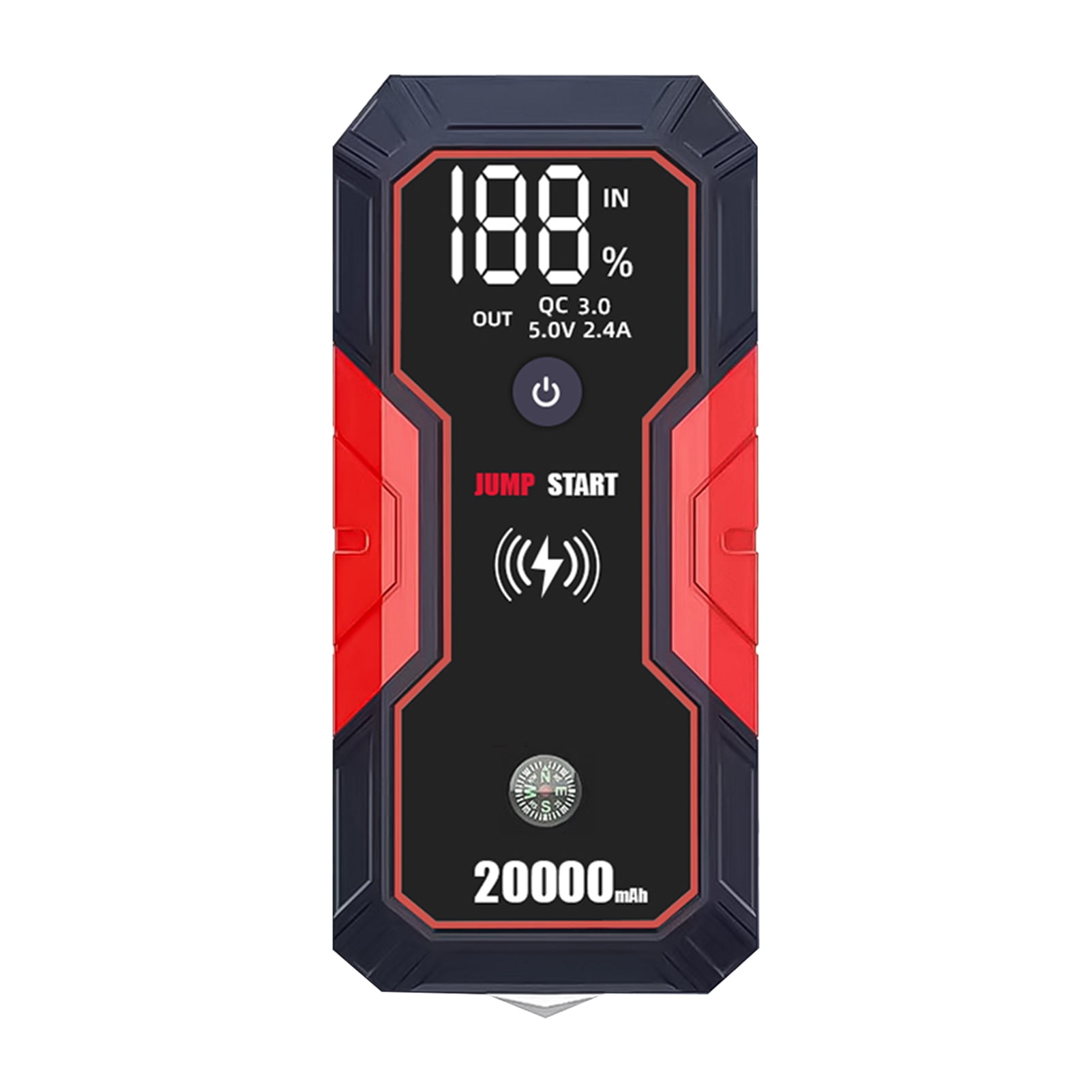FlyFlise Portable Car Jump Starter 8000mAh 12V Car Battery Starter(up to 5.0L Gas,