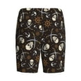thumbnail image 5 of Easygdp Pirate Skulls Men's Short Pajama Pants, Sleep Shorts, Household Pants, Casual Pants with Pockets - 3X-Large, 5 of 9