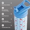 thumbnail image 2 of TAL 26oz Stainless Steel Ranger Water Bottle with Easy Sip Straw, Strawberry, 2 of 8