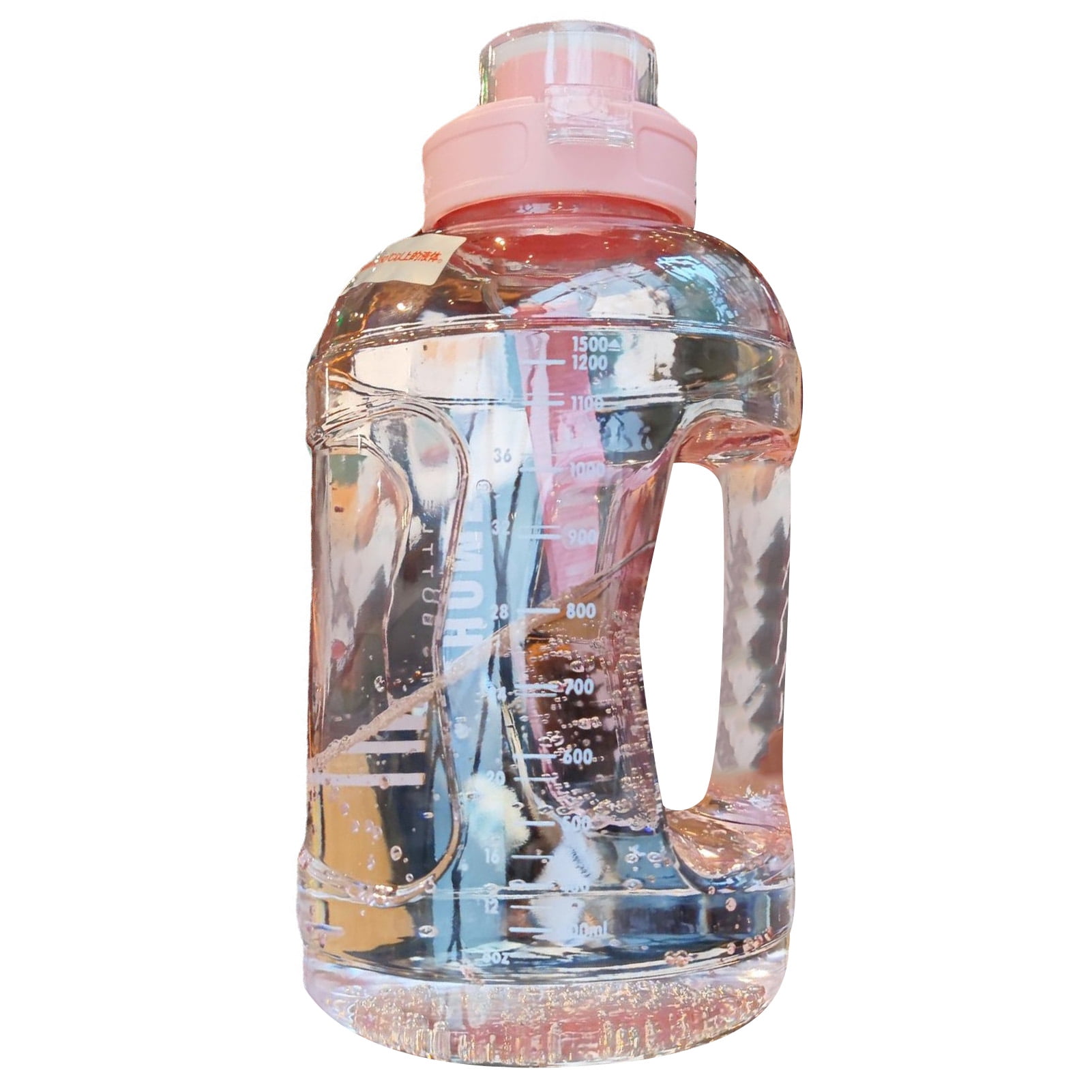 Visland 1500ml Water Bottles Large Capacity Plastic Clear Sports