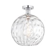 thumbnail image 4 of Innovations Lighting 616-1F-SN-G1215-12 Athens 12" Wide Semi-Flush Globe Ceiling Fixture -, 4 of 5