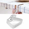 thumbnail image 1 of Clip para mantel - Clips para mantel de acero inoxidable Soporte para mantel Abrazadera para mesa antideslizante 2 piezas (hojas) JAMW Sencillez, 1 of 5