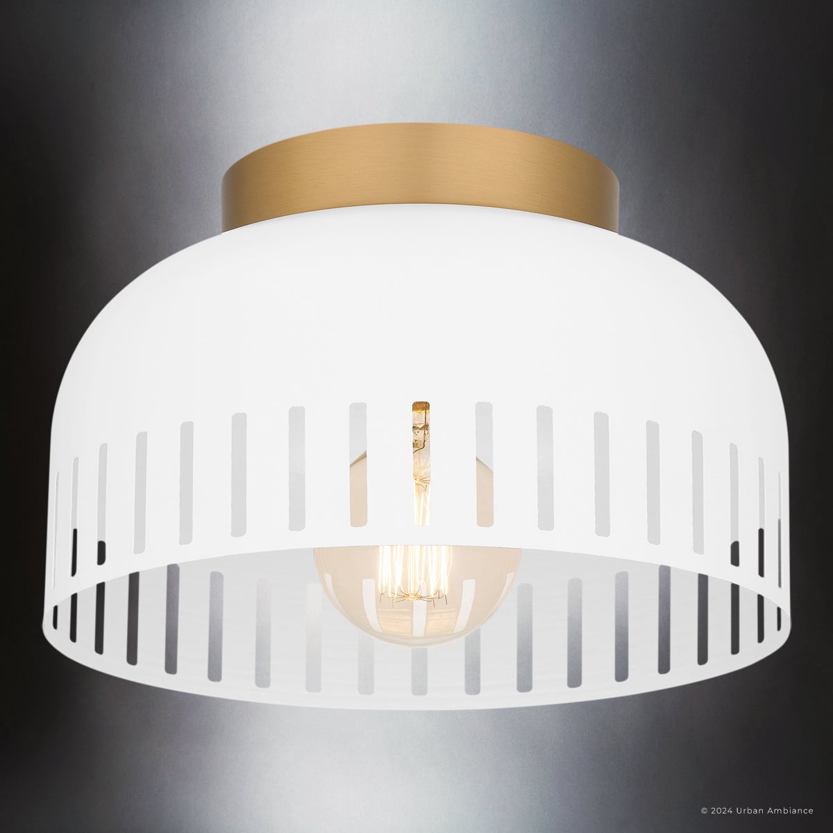 Luxury Bohemian Ceiling Light, Matte White, UQL5610