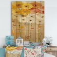 thumbnail image 2 of Designart 'Daisies Fall I' Floral & Botanical Print on Natural Pine Wood, 2 of 3