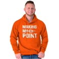 thumbnail image 5 of Making My Point Bow Hunting Season Hoodie Sweatshirt Women Men Brisco Brands X, 5 of 6