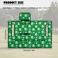 thumbnail image 7 of SEANATIVE Golf Cart Seat Covers for 2-Person Seats, Suitable for EZGO, Yamaha, Club Car and More, Scratch-resistant Club Car Accessory for Pet Dog Cat, Daisy Golf Ball Print Green, 7 of 7