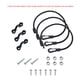 thumbnail image 4 of Rod Tamer Correas de pesca Soporte de cuerda elástica Cinturón Conector cargado fuerte con hebilla de fijación Cordón bungete retráctil 3pcs Kearding  OD002854-00, 4 of 7