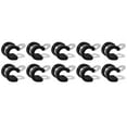 thumbnail image 1 of Miangastore 10Pack Pipe Clamp Secure Hose Clip Salt Resistance for Automotive Maintenance, 1 of 8