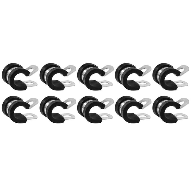 Miangastore Lot de 10 Pince à Tuyau Sécurisée Pince à Tuyau Résistance au Sel pour Entretien Automobile