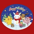 thumbnail image 2 of Boy's Pokemon Christmas Happy Holidays Snowman  Graphic Tee Red X Large, 2 of 4