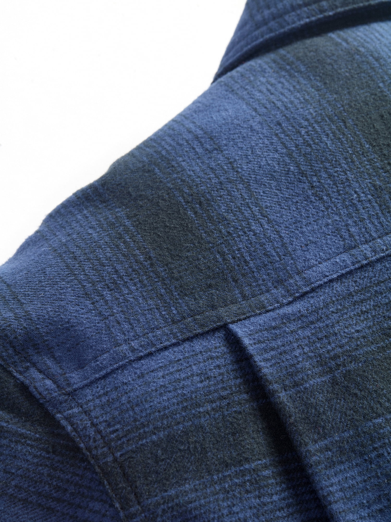 Genuine Dickies Men's HeavyWeight Flannel Shirt Jacket with Berber Sherpa Lining