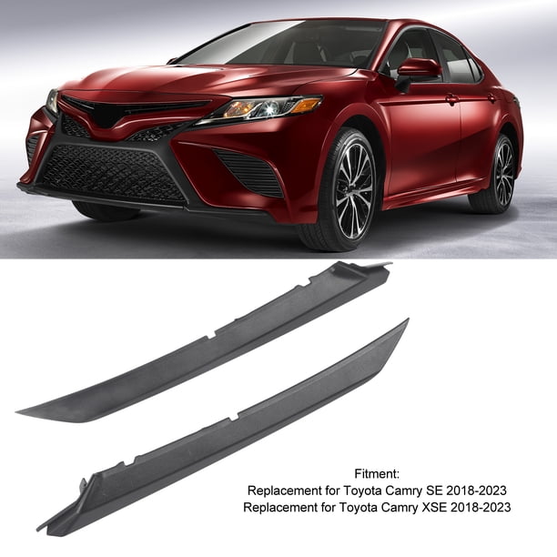 Toyota Camry Headlight Trim Pair Of Black Eyelid Molding Trims For Toyota Camry Headlight Trim Pair Of Black Eyelid Molding Trims For