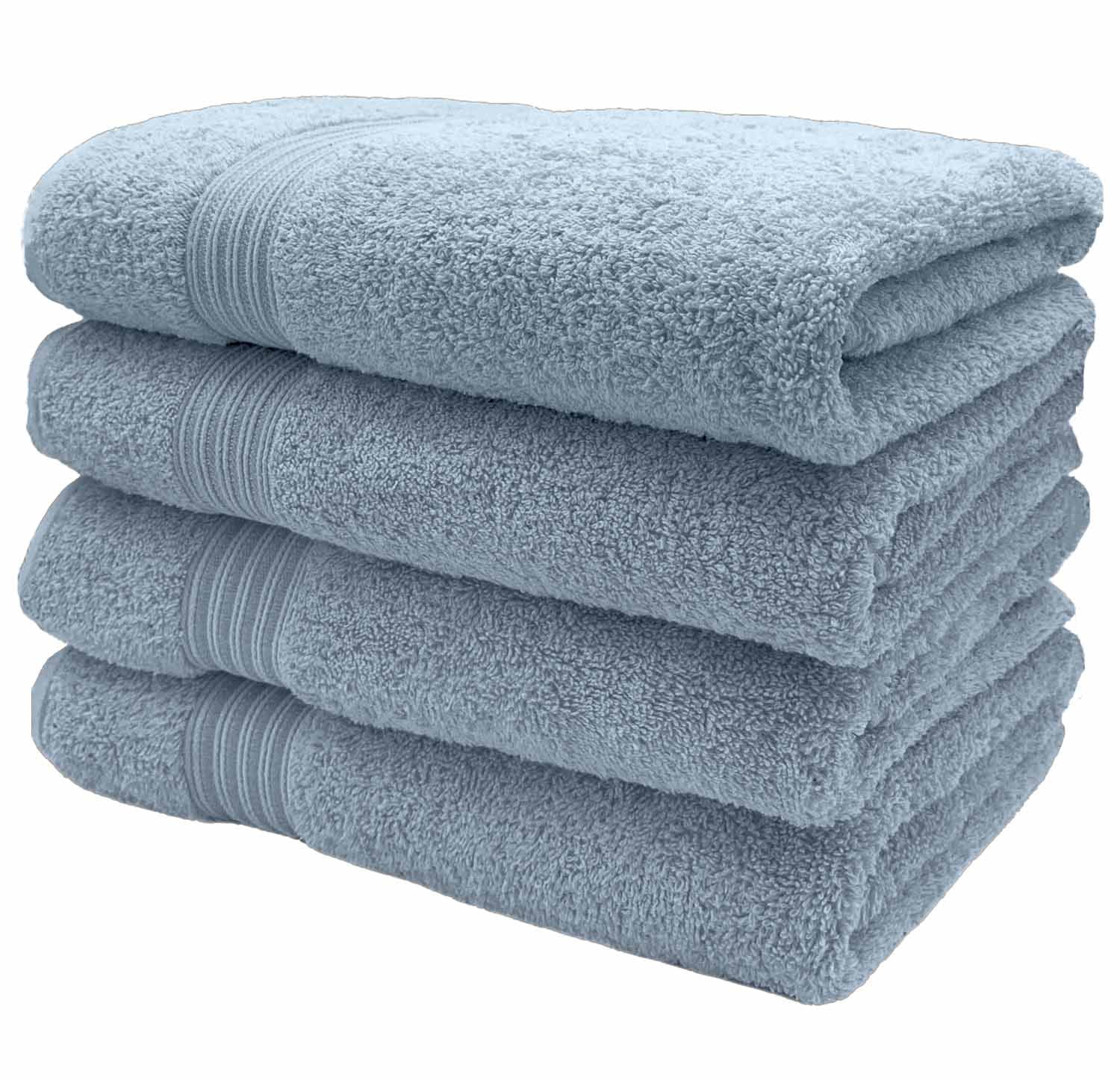 HURBANE HOME 4 Piece Super Soft Bath Towels for Bathroom, Highly Absorbent, Cotton Towels
