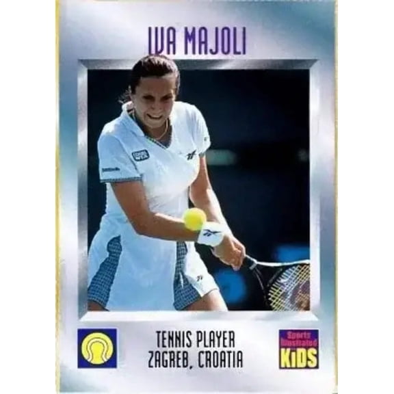 Iva Majoli 1997 Sports Illustrated for Kids tennis Rookie Card