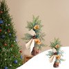 thumbnail image 1 of Mini árbol de Navidad artificial de 25 cm, decoración navideña para el hogar, la oficina o fiestas., 1 of 7
