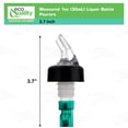 thumbnail image 3 of [60 PACK] Measured Liquor Bottle Pourers 1 oz (30 mL) - Collared Automatic Measured Bottle Pourer - No Cracks, No Leaks, Bar Spouts, Quick Shot, Spirit, Wine, Bar Cocktail Dispenser, 3 of 7