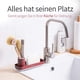 thumbnail image 2 of Organizador de cocina y baño-Sistema de almacenamiento 2 en 1-Almacenamiento de utensilios de cocina o como accesorio de almacenamiento en el baño-Organizador de fregadero Feliz Sencillez, 2 of 3